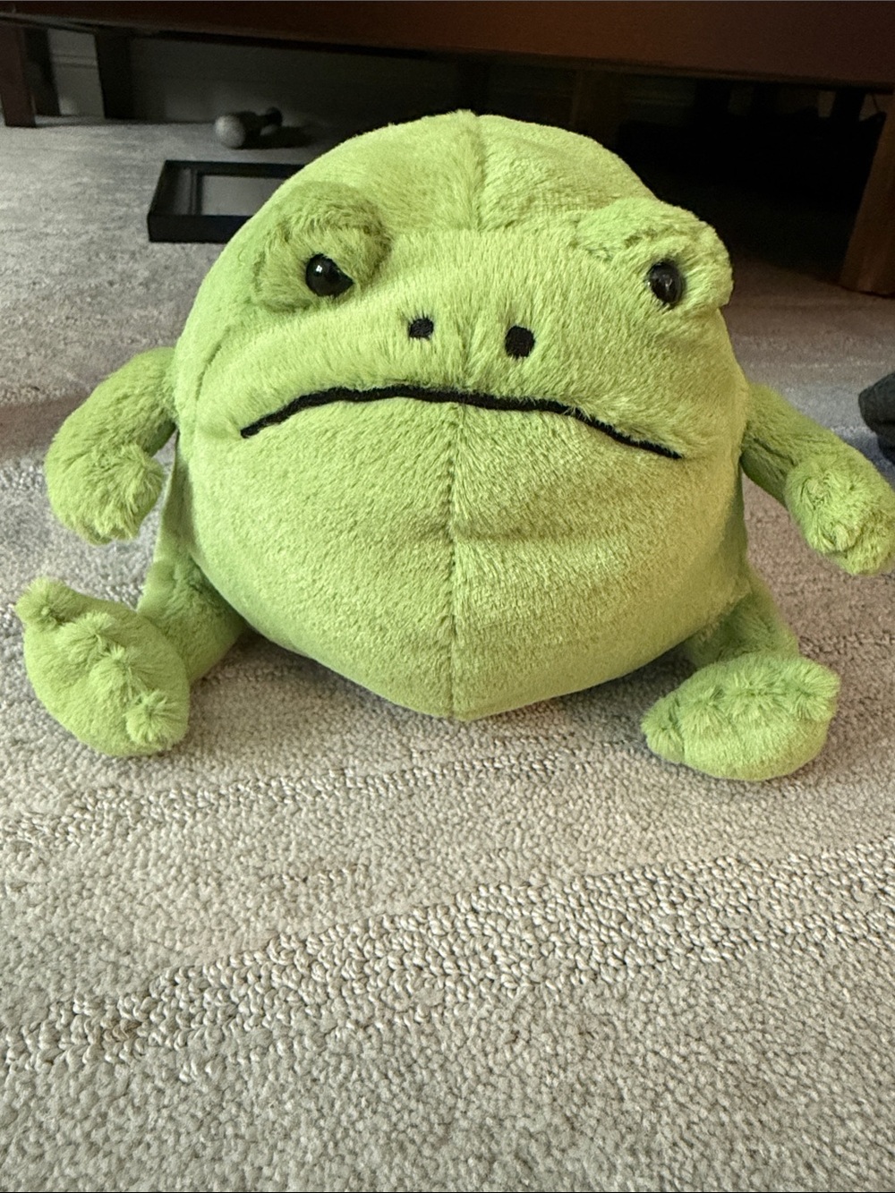 Jellycat Light Green Plush Frog Soft Toy NWT